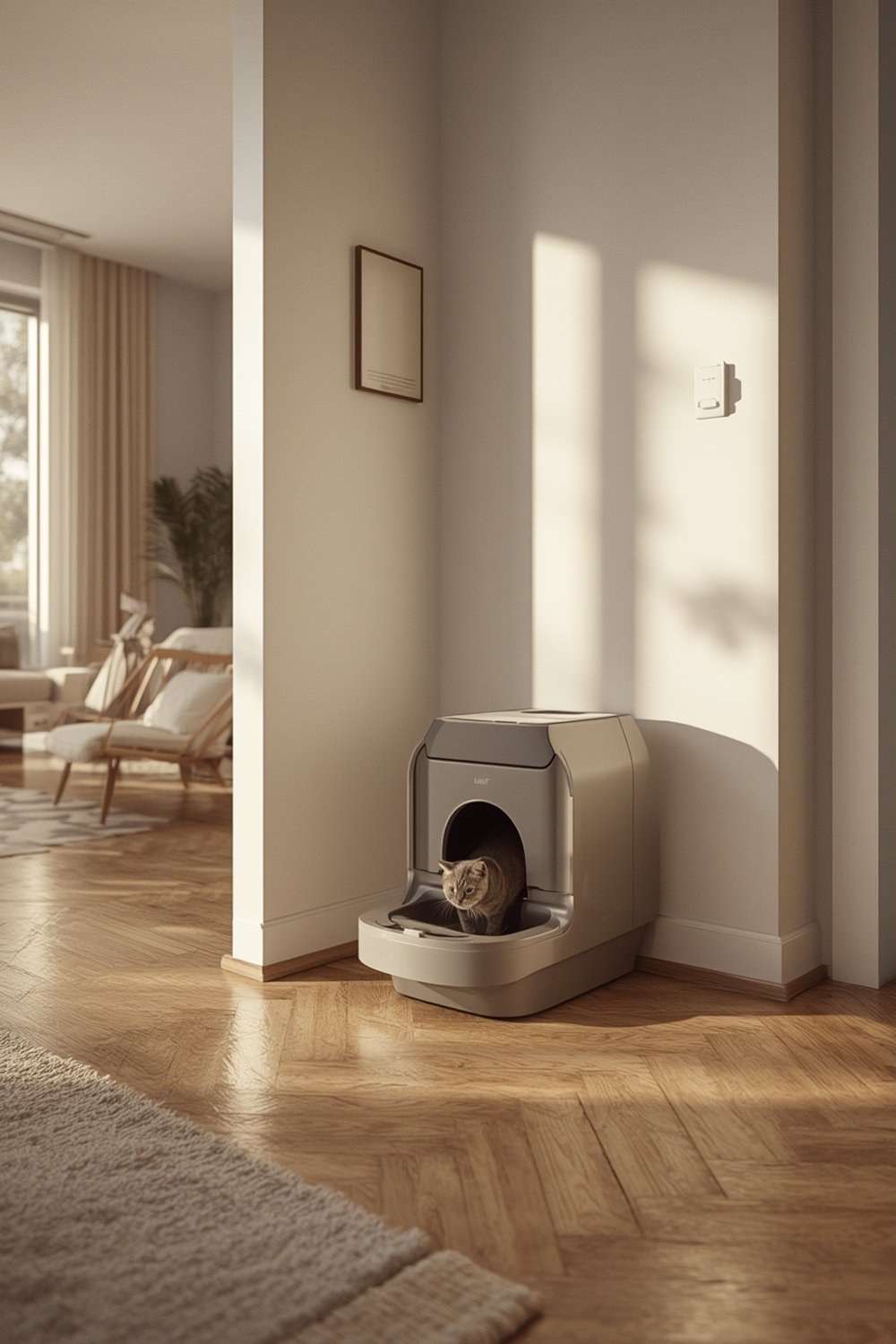 automatic litter box - Illustration 1