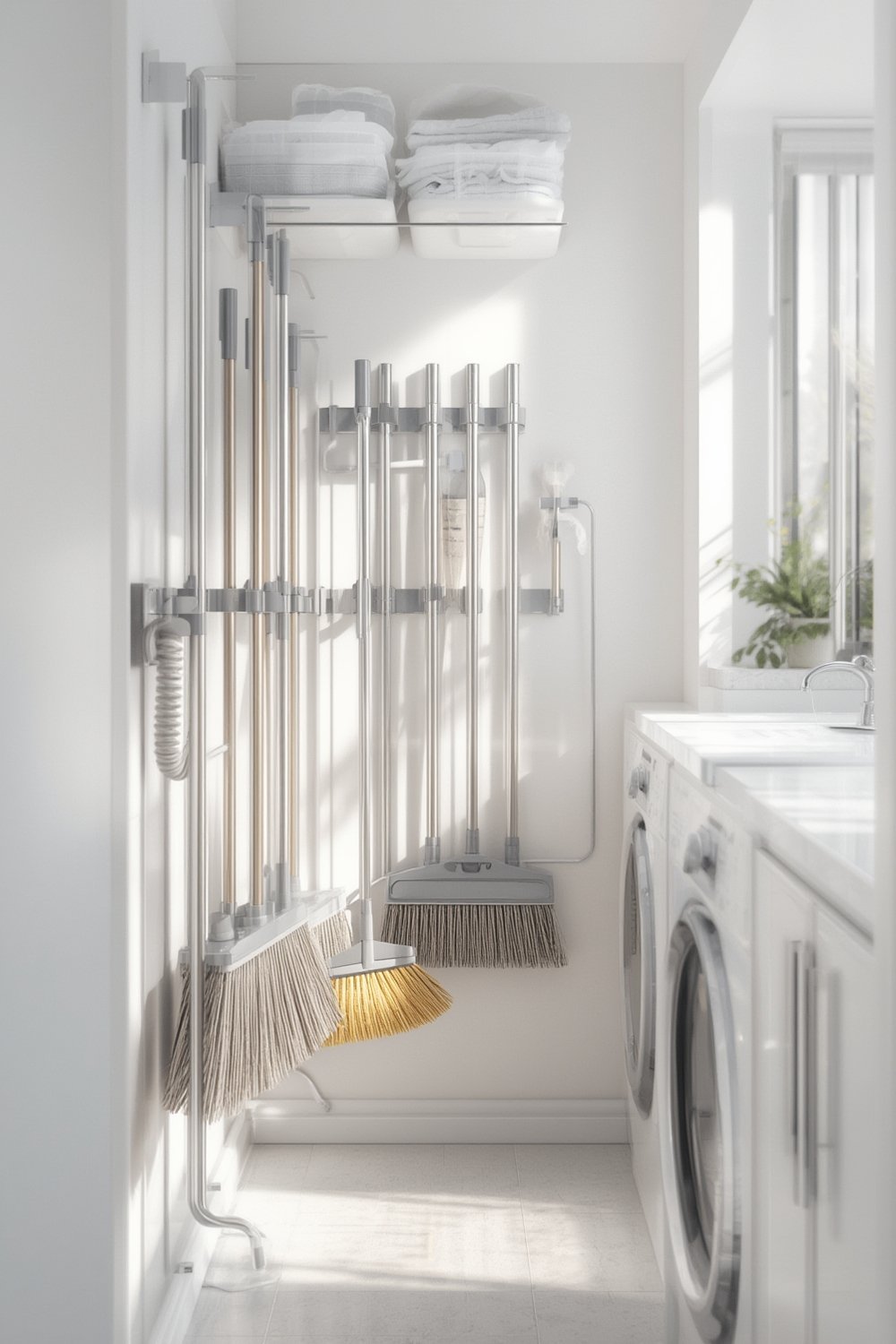 broom holder product view