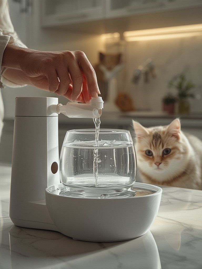 cat water fountain - Illustration 2