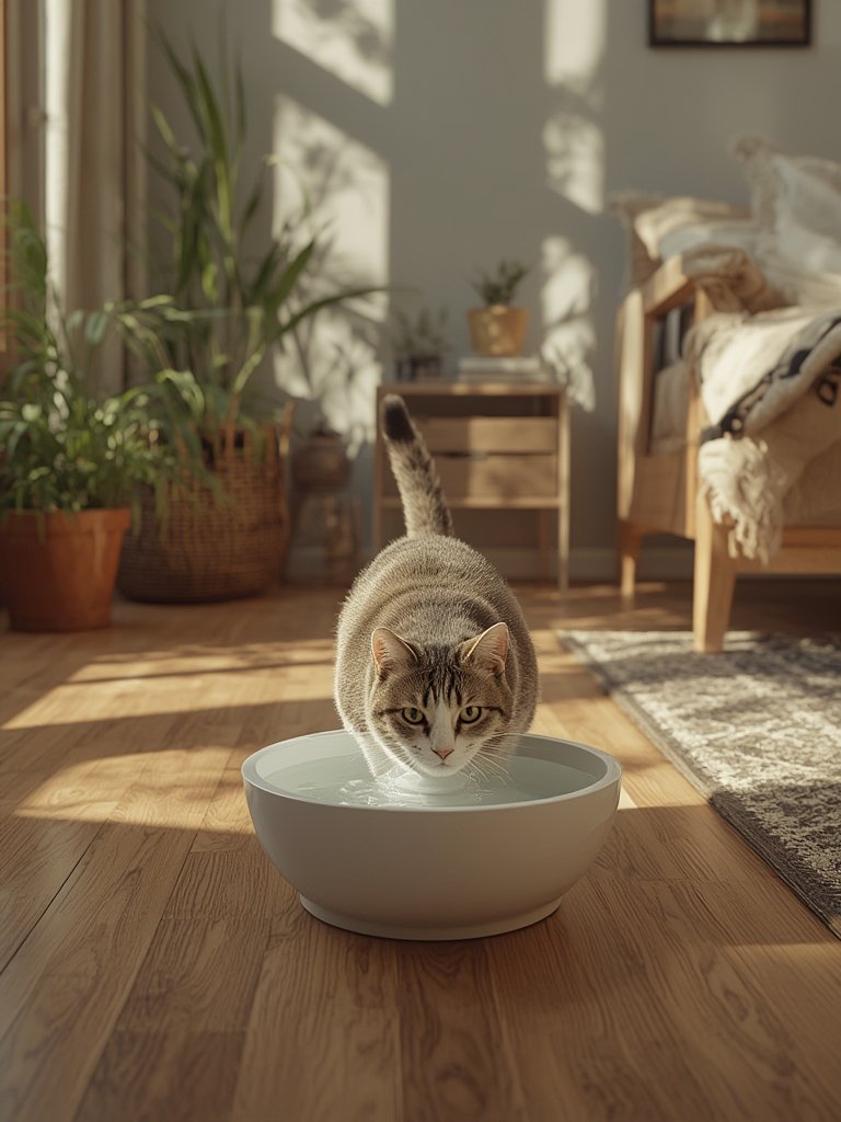 cat water fountain - Illustration 3