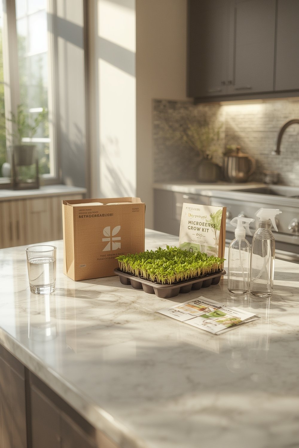 microgreens grow kit - Illustration 1