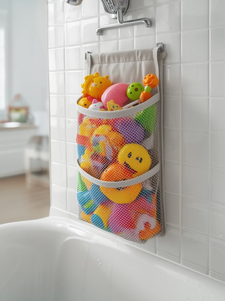 bath storage in action