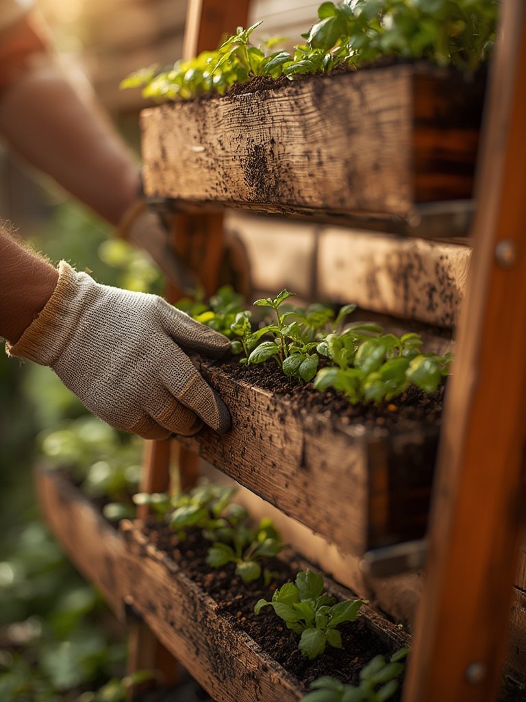 vertical vegetable garden - Illustration 2