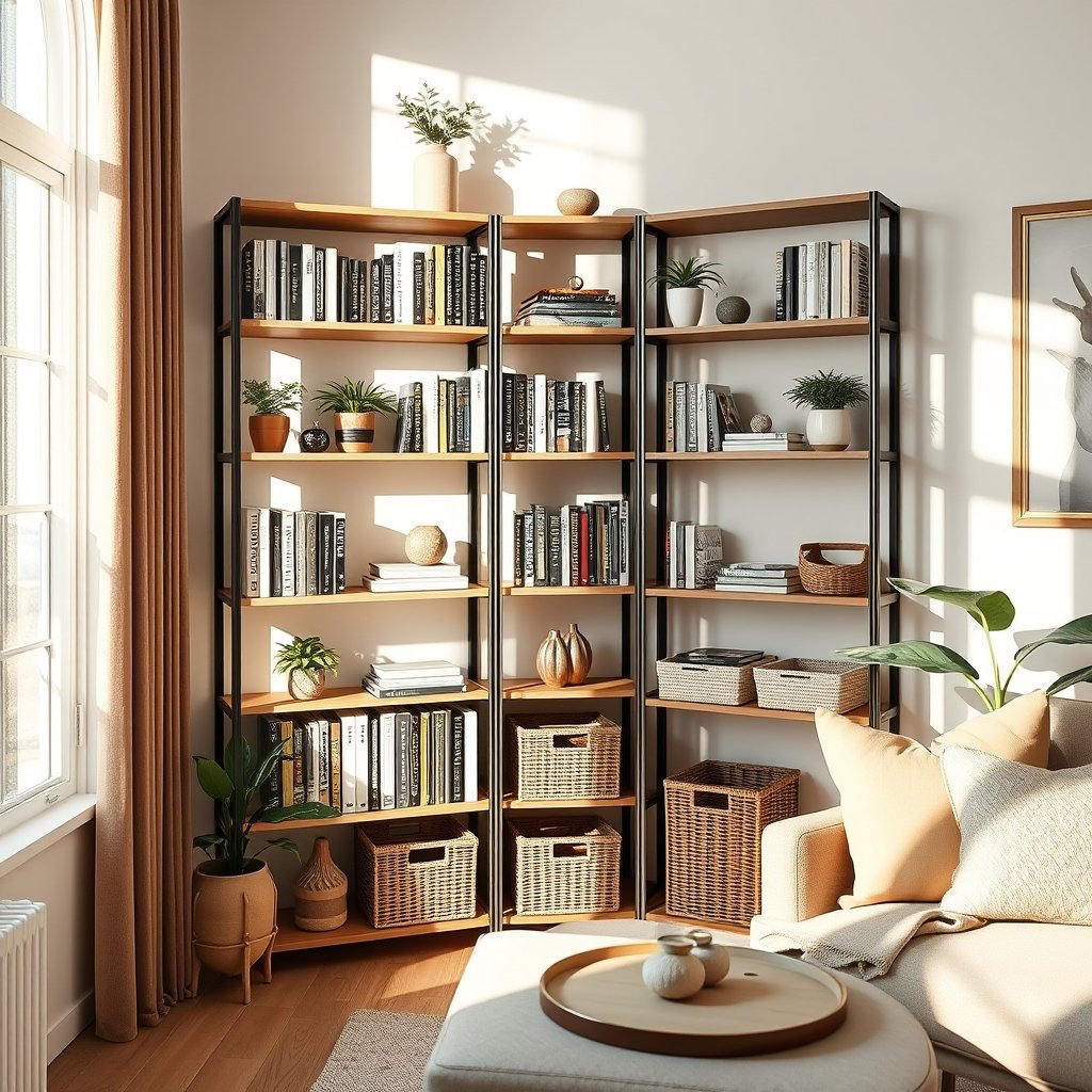 corner shelf in action