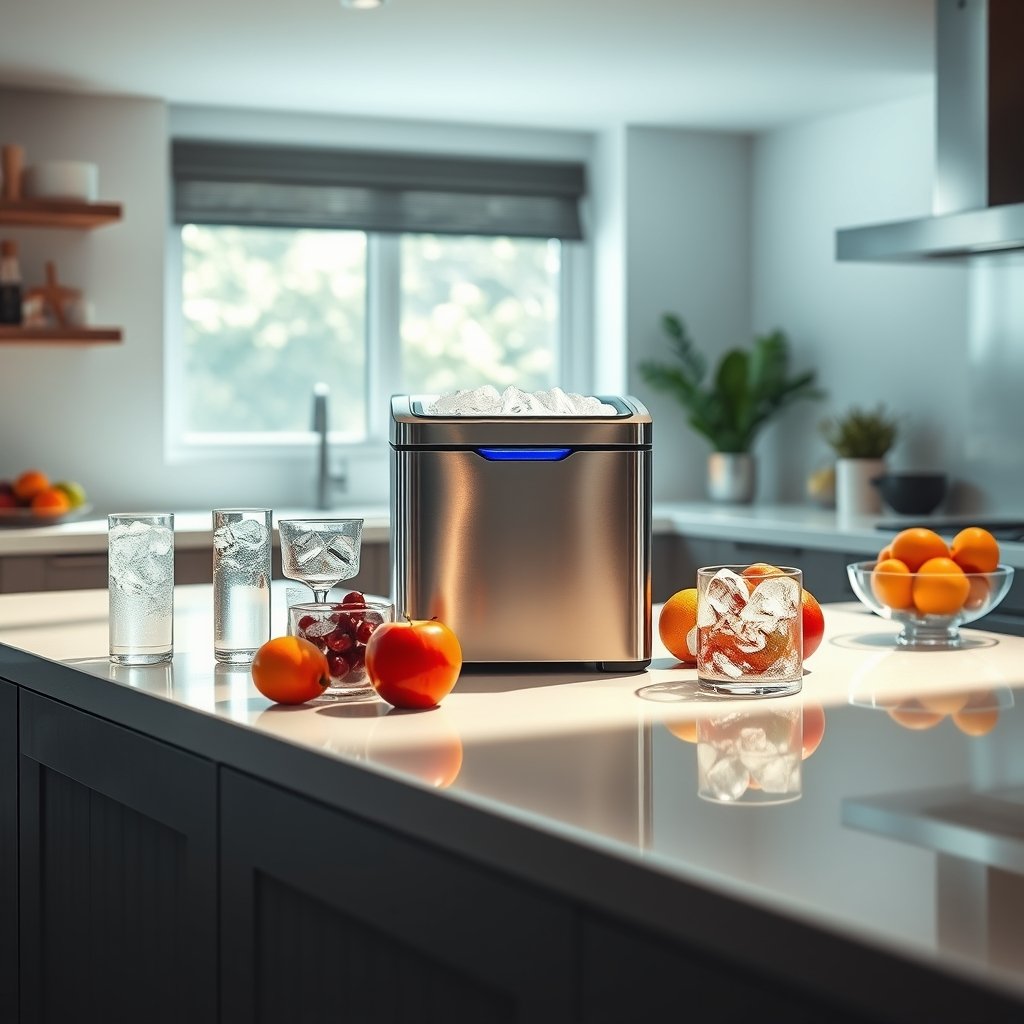 countertop ice maker - Illustration 1