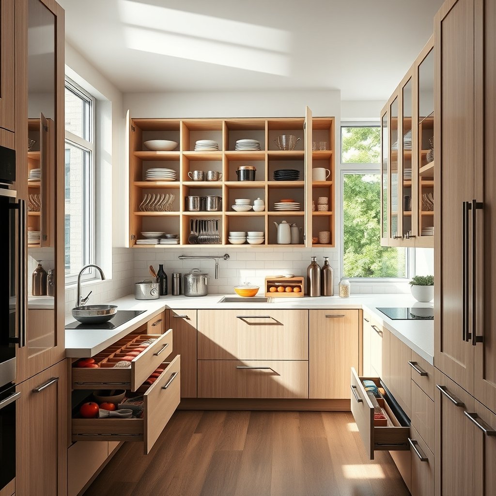 modular kitchen storage - Illustration 1