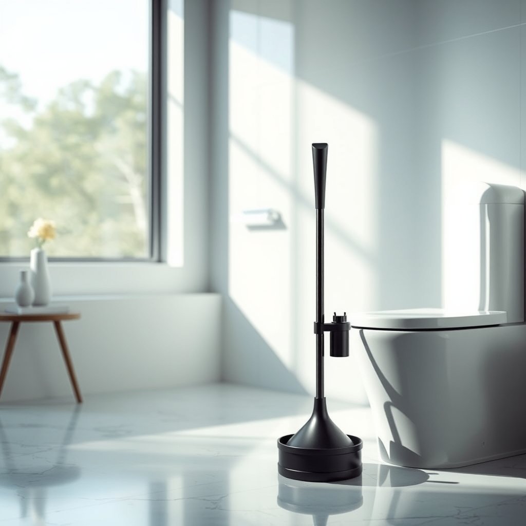toilet plunger product view