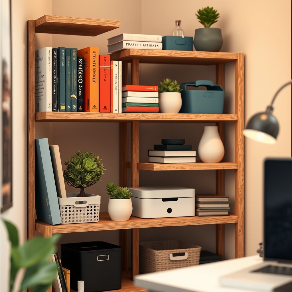 corner shelf in action