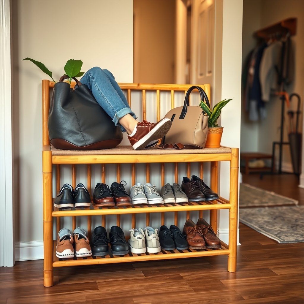 Shoe Bench: 3 Ultimate Steps For Amazing Entryway Organization 2026 2 shoe bench in action