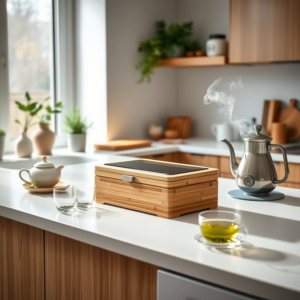 bamboo tea product view