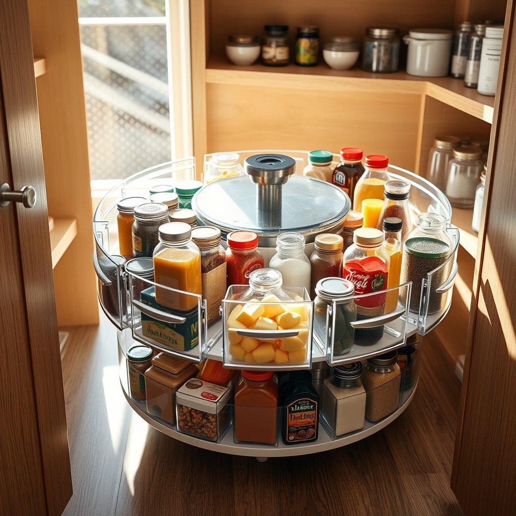 lazy susan in action