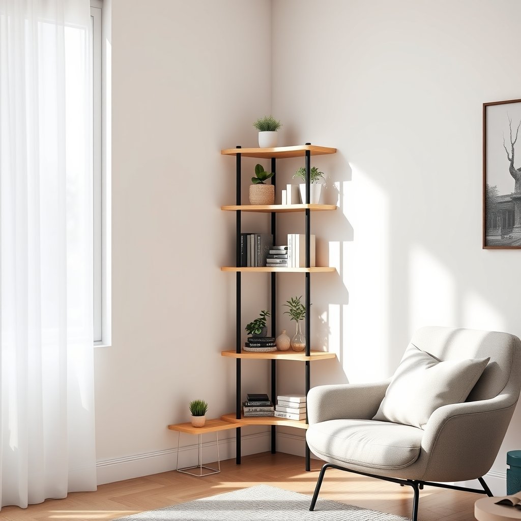 corner shelf product view