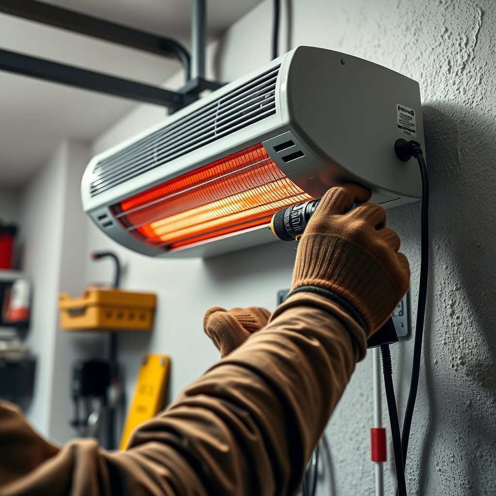 electric garage heater - Illustration 2