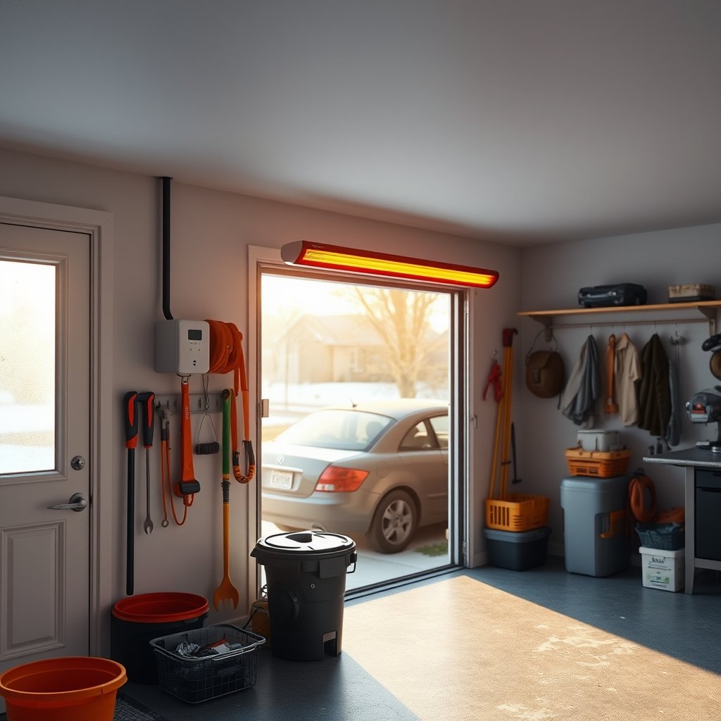 electric garage heater - Illustration 1