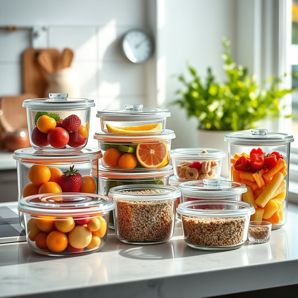 Glass Containers: 12 Ultimate Solutions For Amazing Kitchen Organization 2026 1 glass containers product view