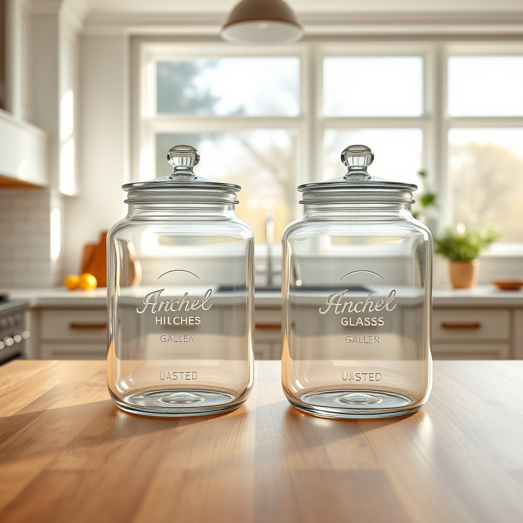 glass jars product view