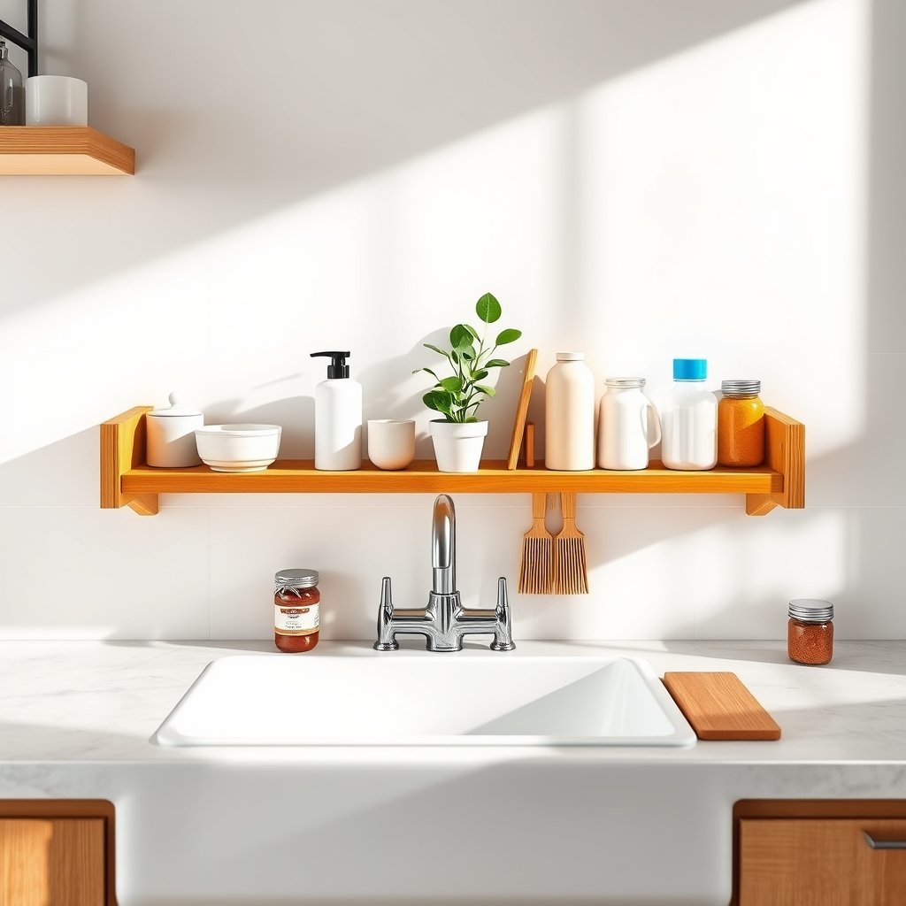 bamboo shelf in action