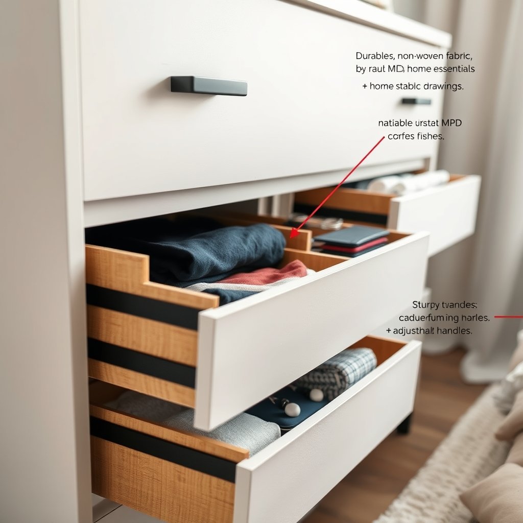 bedroom dresser in action