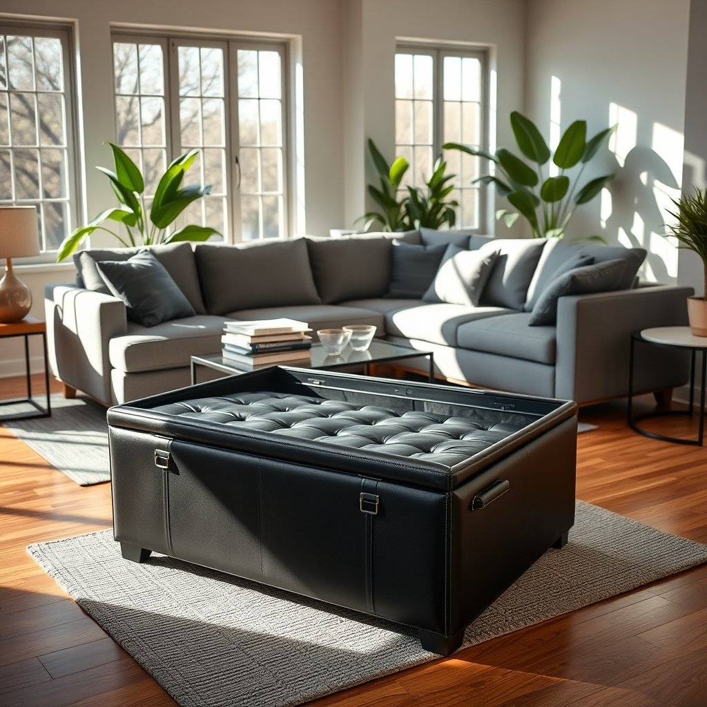 Storage Ottoman: 10 Ultimate Steps For Best Organization In 2026 1 storage ottoman product view