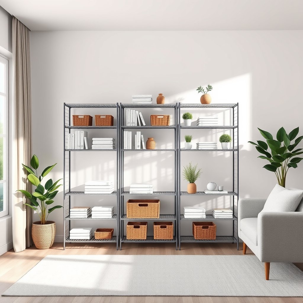 wire shelving product view