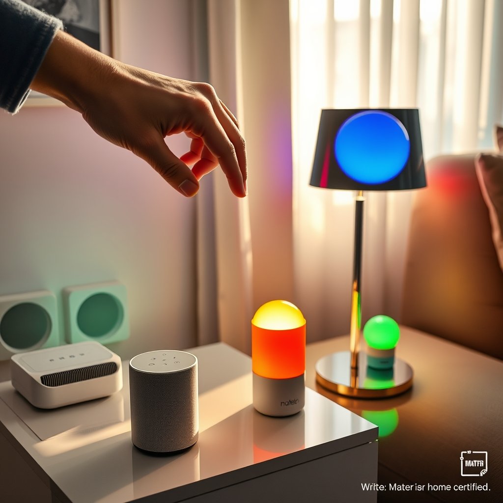 smart bulb in action