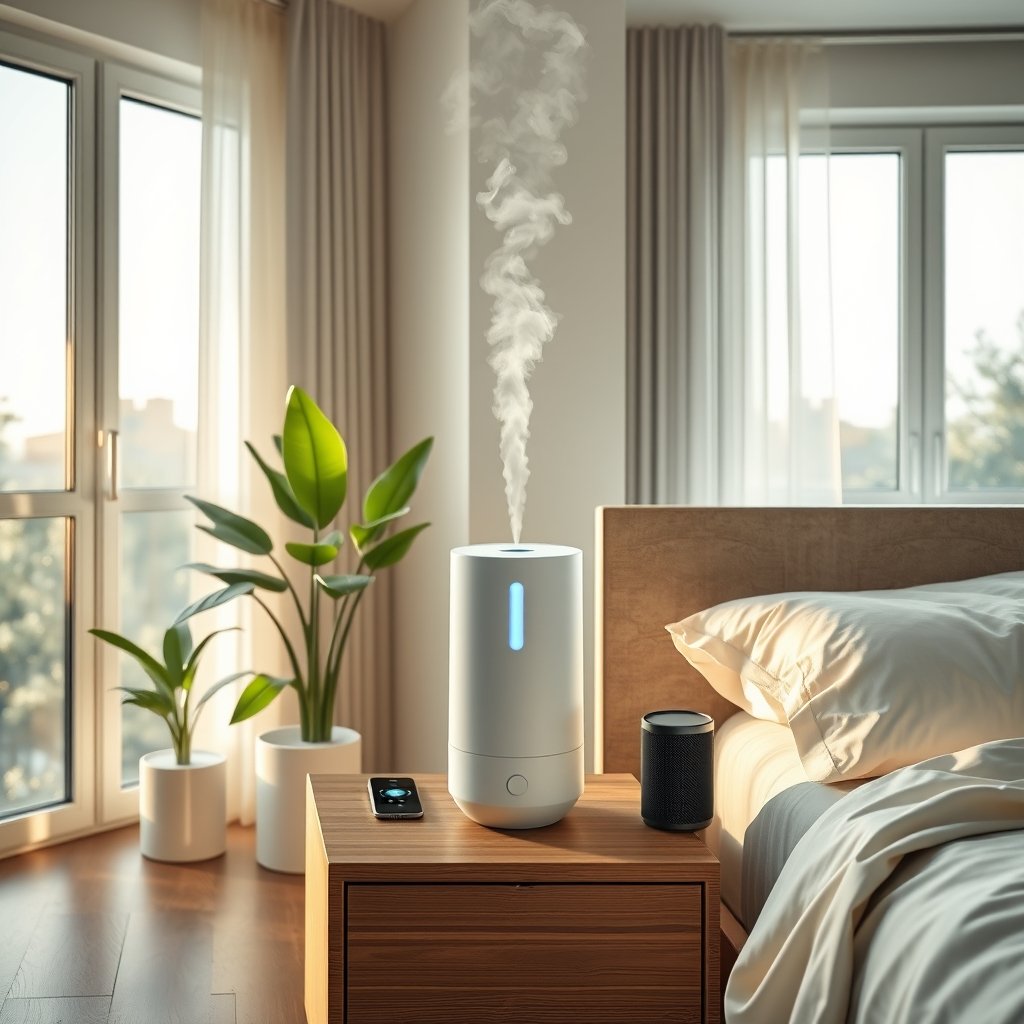 smart humidifier product view