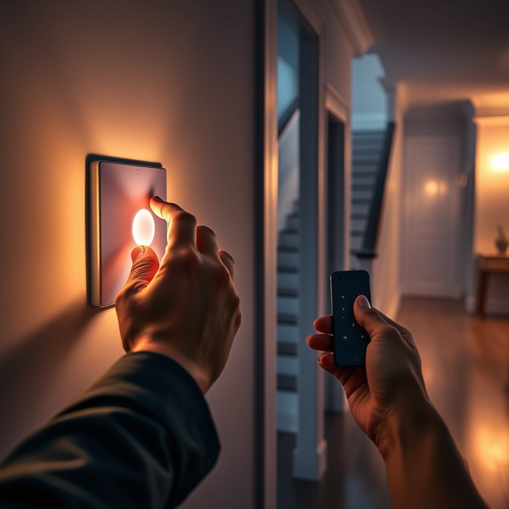 smart dimmer in action